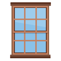 Full Georgian sash windows