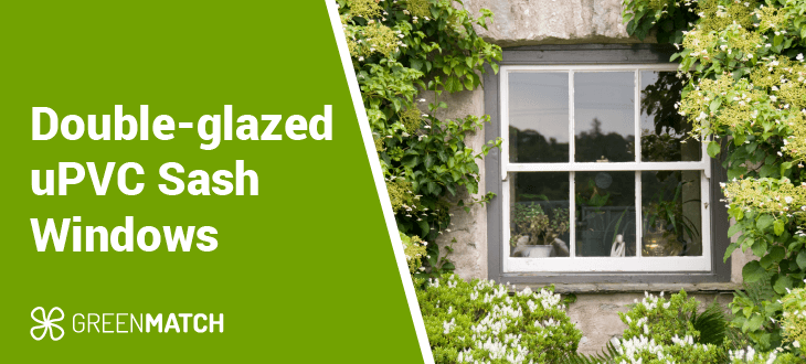 uPVC double-glazed sash windows