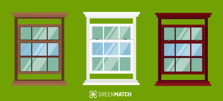 Georgian windows uPVC colour options