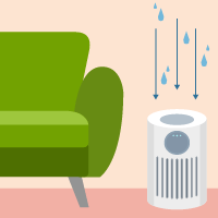 Prevent condensation use dehumidifier