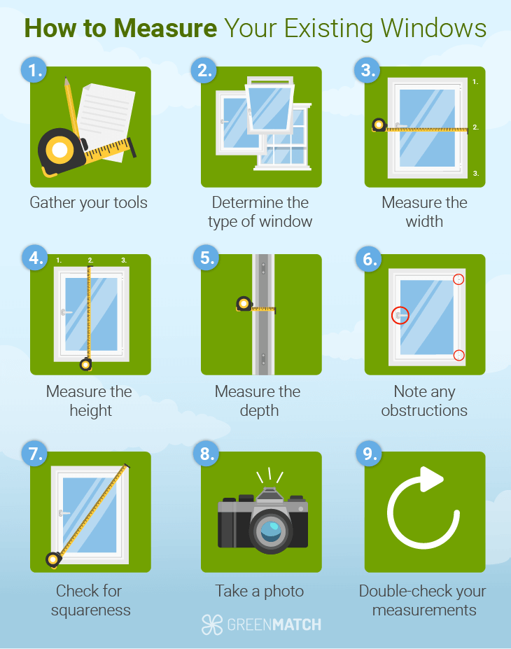 how to measure windows