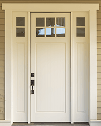 timber double glazed front door